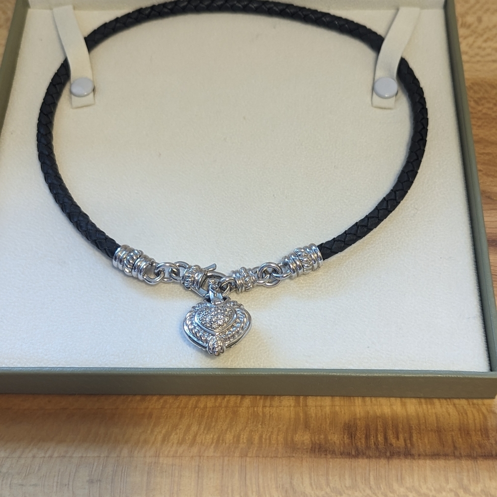 Judith Ripka heart necklace